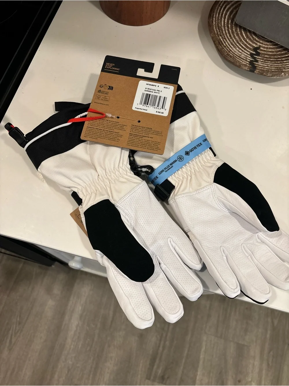 The North Face Montana Pro GTX ‘Warm White’ Women’s Size Small (S) GoreTex Glove